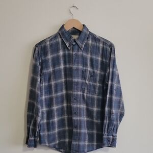 100% Egyptian Cotton Plaid Button-Down